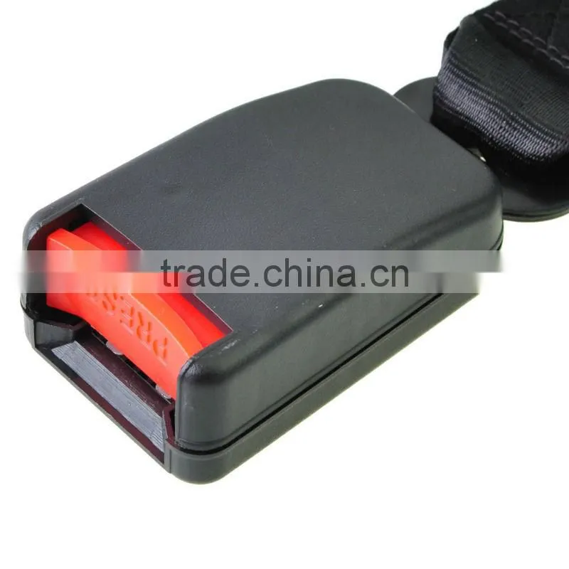 65cm 26 inch Black AUTO Car Seat Lap Belt Extension Extender Buckle