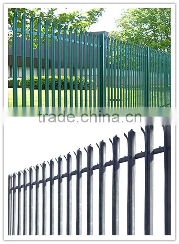 The new design of Steel Anti-climb Security Fence / palisade fence