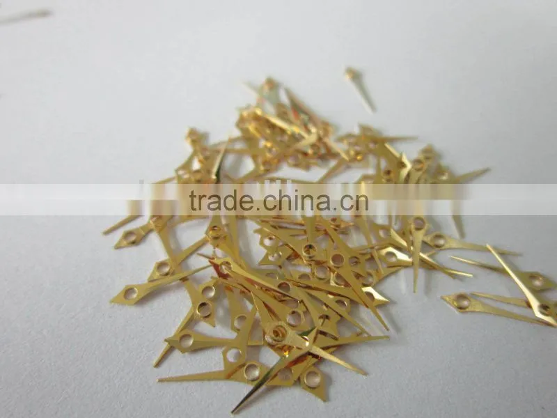 gold plating diamond cut watch hands without luminous