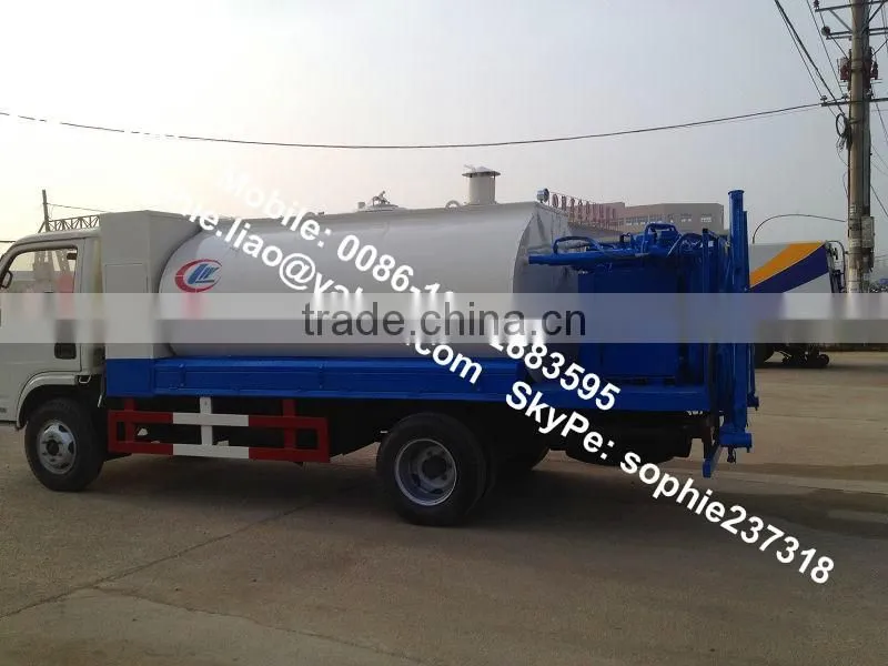 Dongfeng 4000L Asphalt Sprayer / Bitumen Sprayer Truck , bitumen emulsion sprayer