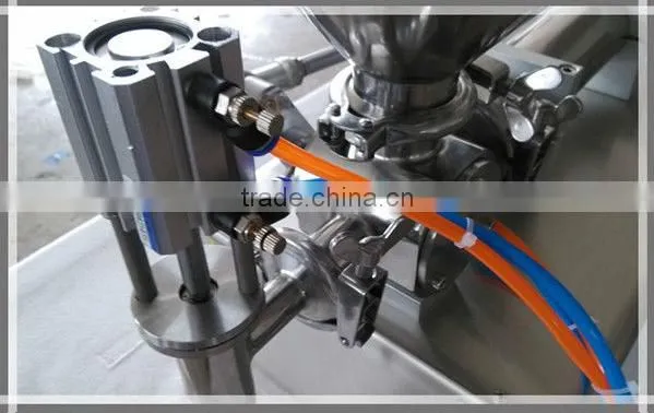 Double Heads Pneumatic Honey Cream Filling Machine For tomato sauce filling machine