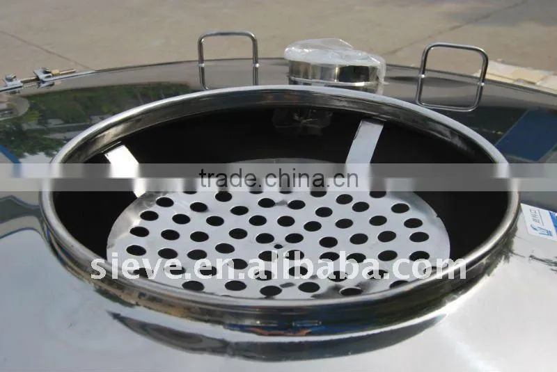 Rotary vibratory shaker for China clay powder