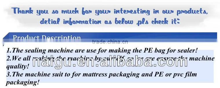 foshan vacuum packaging machines for pe bag
