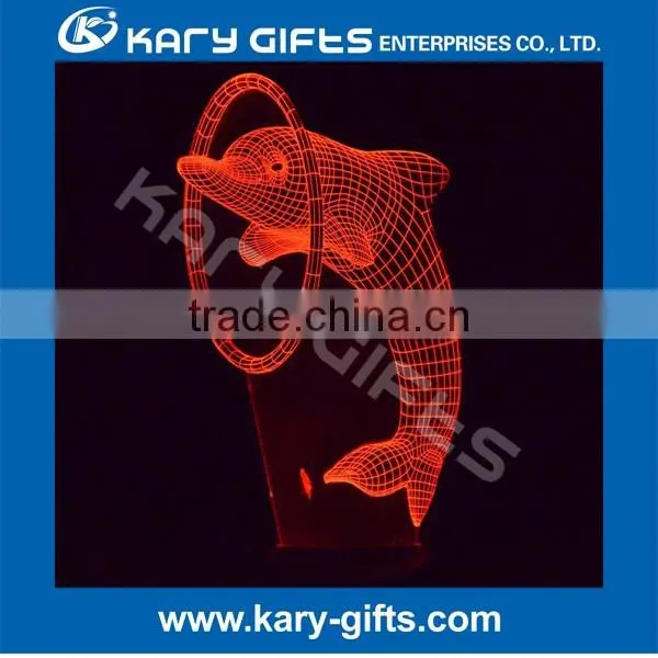 Hotel LED Lamp Table Light 3D Illusion Light
