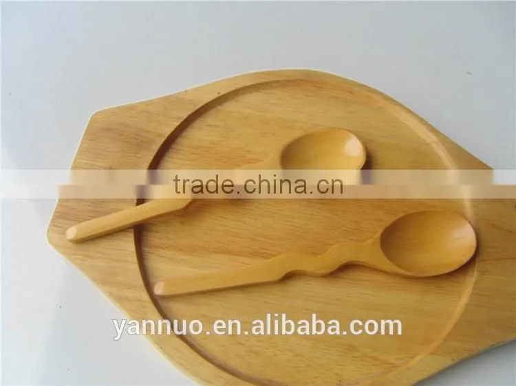 Natural Wood Material ice cream Spoon, Small Wooden Salt Jam Tea Spoons
