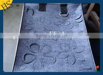 grey wool felt for bag,industry