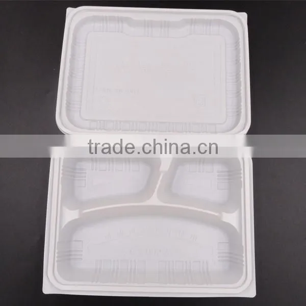 Alibaba plastic disposable 4 compartment food tray,disposable plastic airline tray with dividers