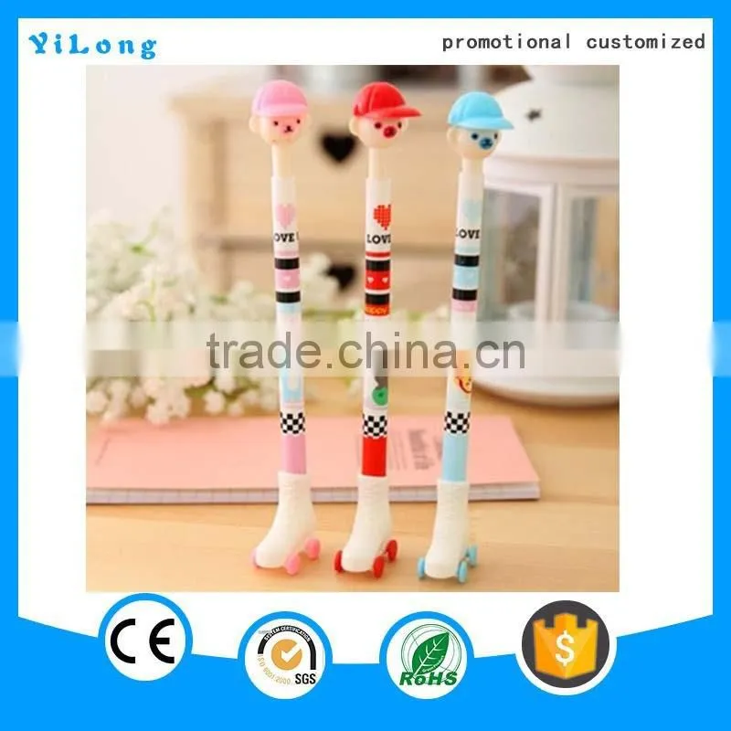 high quality animal head pen polymer clay pen Animation pen