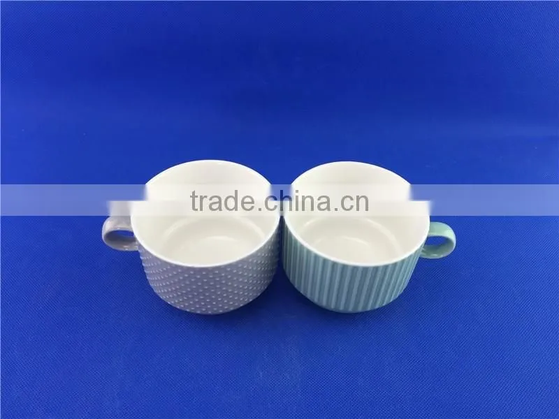 hot selling colorful stackable coffee mugs with rack