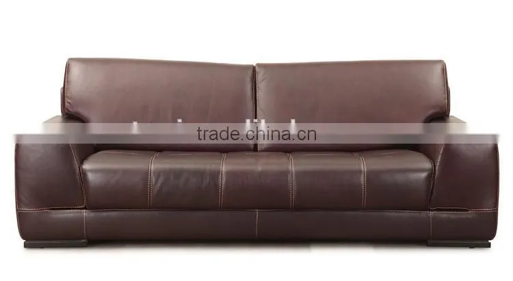 European style Italian split leather sectional sofa home sofa