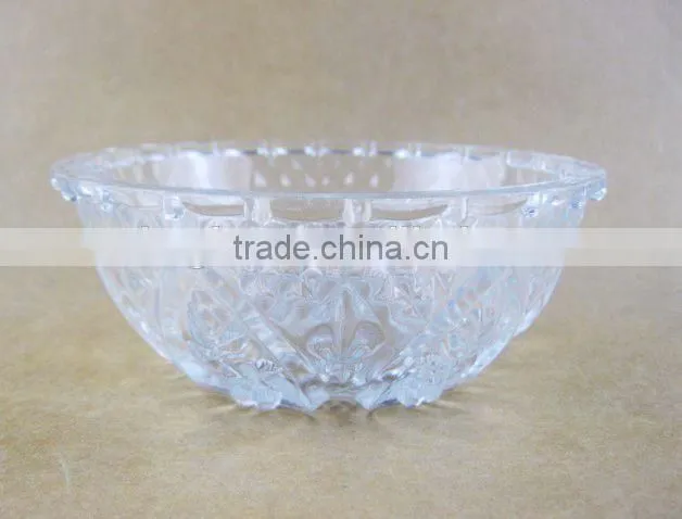 glass bowl/hand blown glass fish bowl
