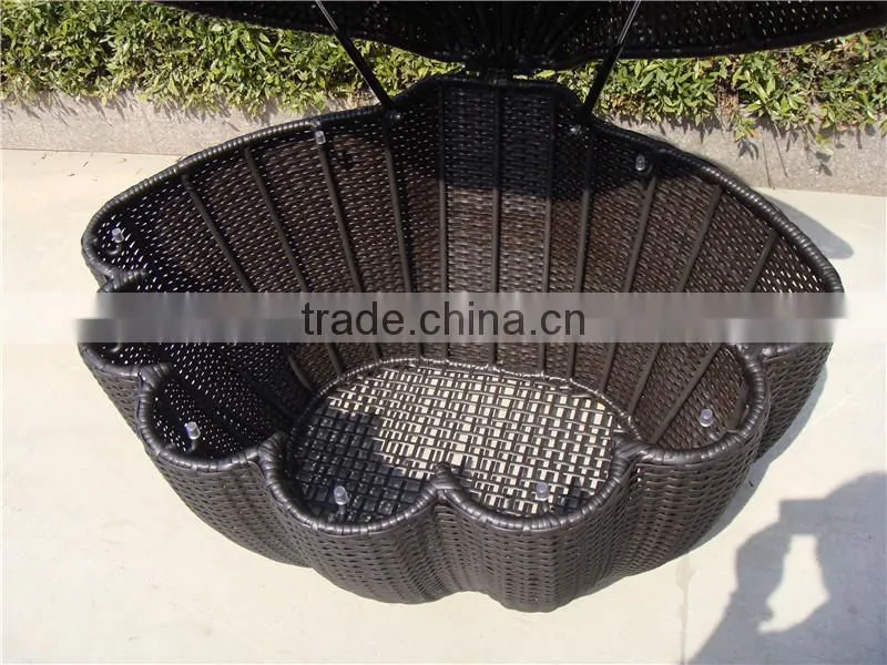 Shell Shape Outdoor Furniture Rattan Storage Boxs