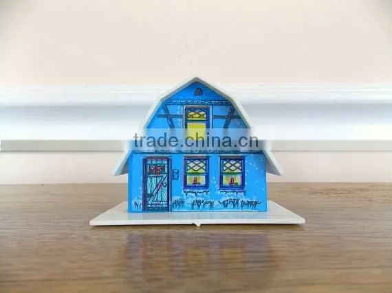 Alpine Vintage Plastic Christmas House