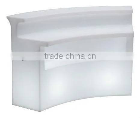 LED Bar Furniture/LED Furniture/beach table set with ice bucket