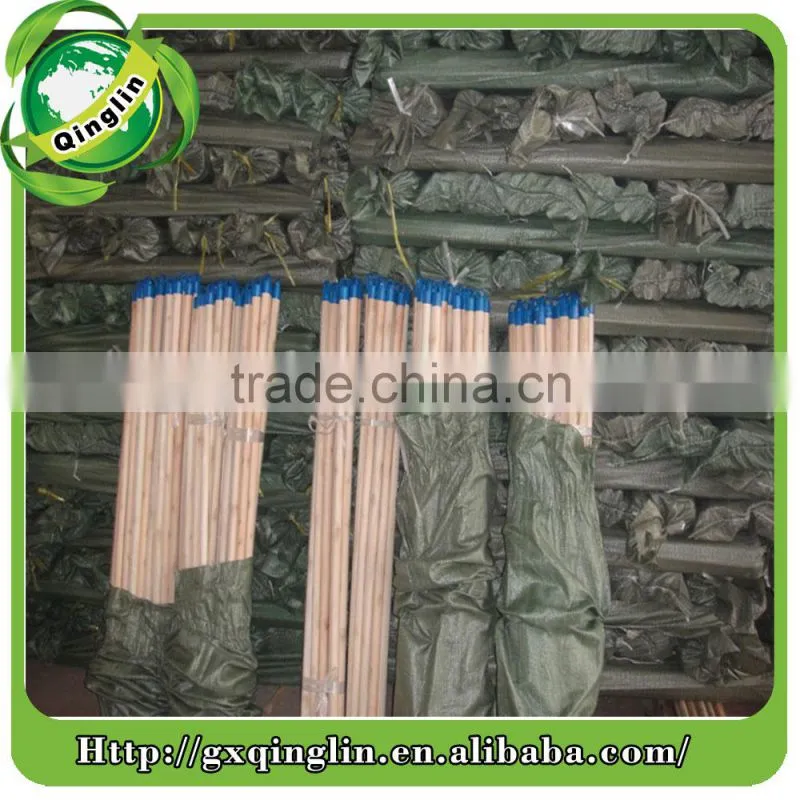 Household Tools Natural Bamboo Wooden Broom Handle Replaceable