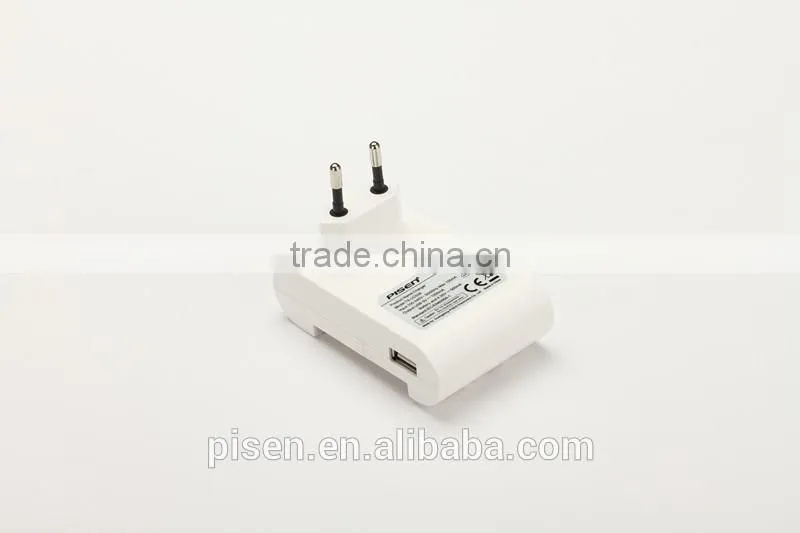 Pisen Stretchable 3.8V Foldable EU Plug Smart Automatically Identification Charger for Mobile Phone Mobile Phone Battery