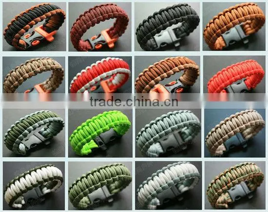 New paracord survival bracelet