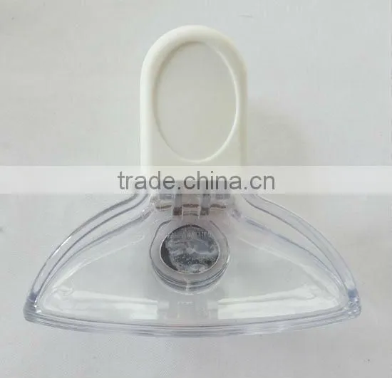 2 pcs one set ABS+TPR+black magnetic cutting food clip