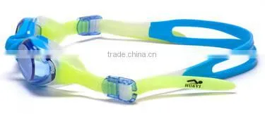 Hot sale silicone frame waterproof kids swimming waterproof adjustable water glasses