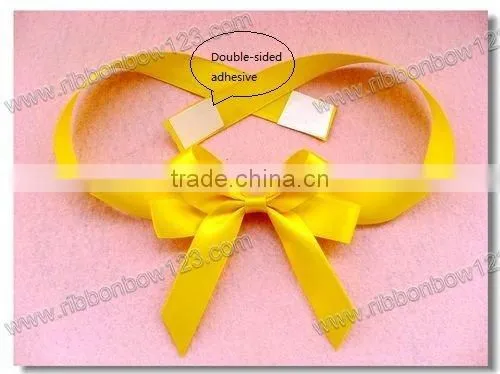 black ribbon pull bow for invitations card