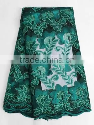 Popular straw pattern french lace fabric african wedding dress french lace FL0249