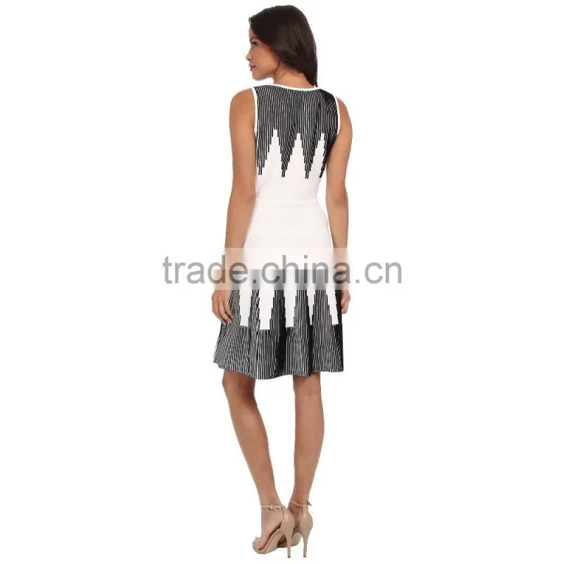 Fit and Flare Sweater Dress Women Dress