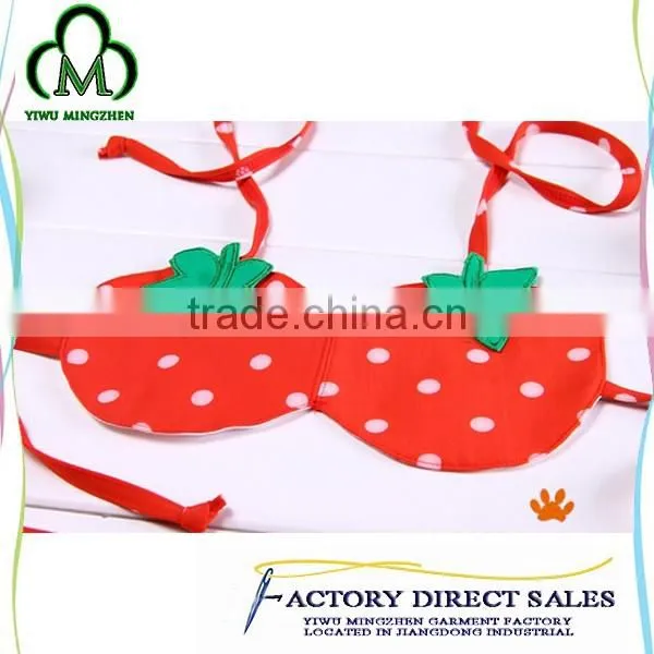 Stylish strawberry design popular during summer swinsuit for baby girl