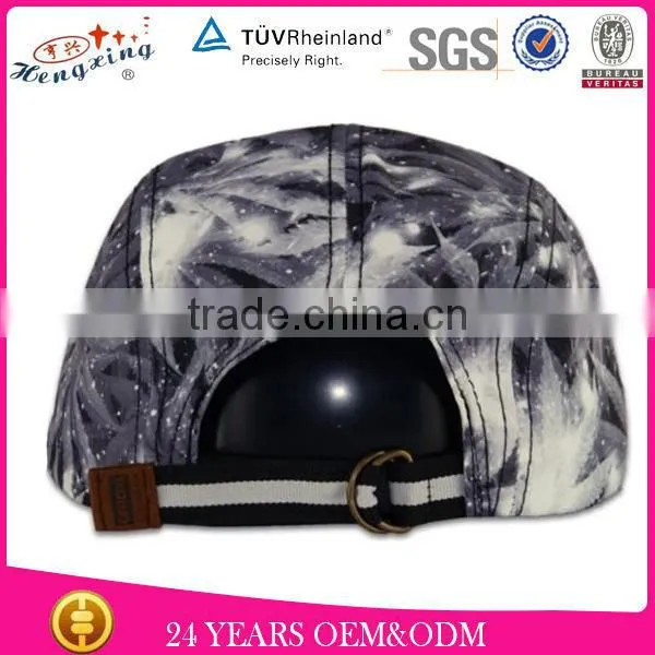 2014 New Style Fashion Wholesale Plain Custom Camo 5 Panel Camp Cap