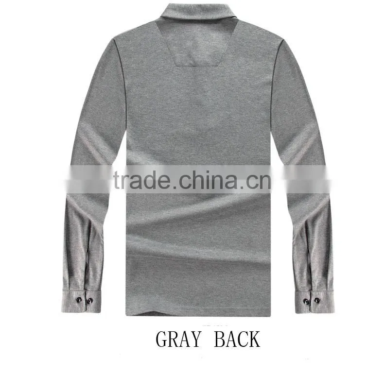 Men's long sleeve lapel Business and leisure fashion R0016