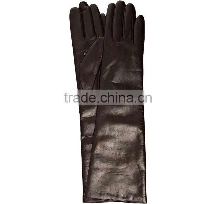 leather fashion gloves women