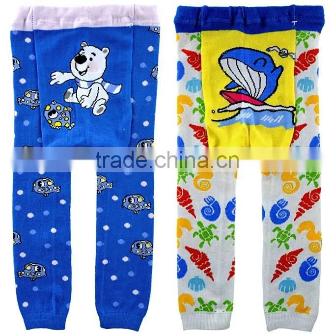 New Arrival Kids Leggings Bright Color Part Children Knitted Pants For Party Baby Pants SC40822-19