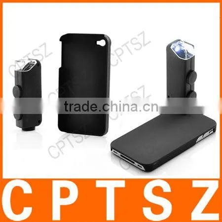 60X-100X Zoom LED Lighted Pocket Microscope for iPhone4 Rear Protection Cover