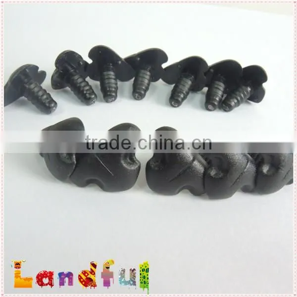 25*17mm Black Plastic Nose Stuffed Animals Nose