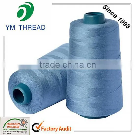 China Factory Ring Spun 100% Polyester Sewing Thread 20/2