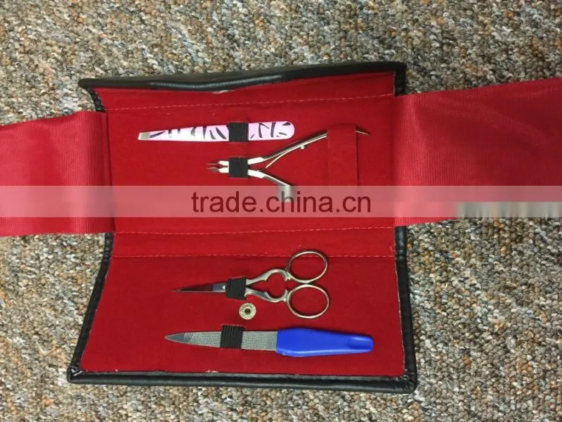 New 25pc Pedicure / Manicure Set Nail Clippers Cleaner Cuticle Grooming Kit Case