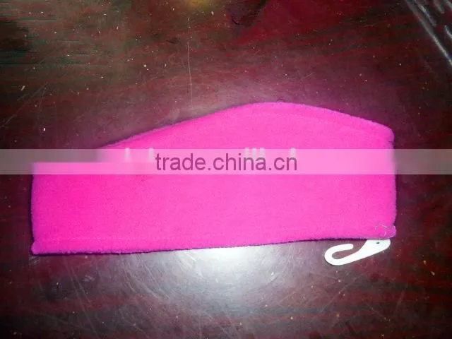 High Quality fashionable 100% Polyester fleece headband