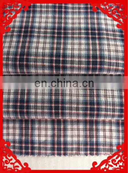 2014 fashion latest new Italy design pattern 100%cotton poplin check cvc t/c yarn dyed fabrics for shirt