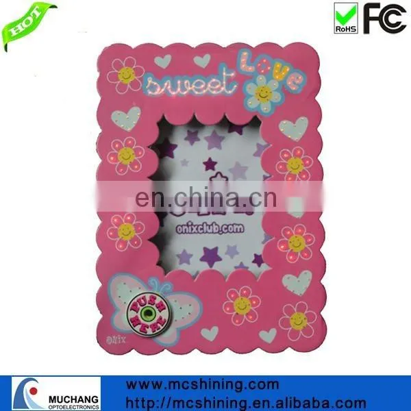 led light handwork paper art business greeting card