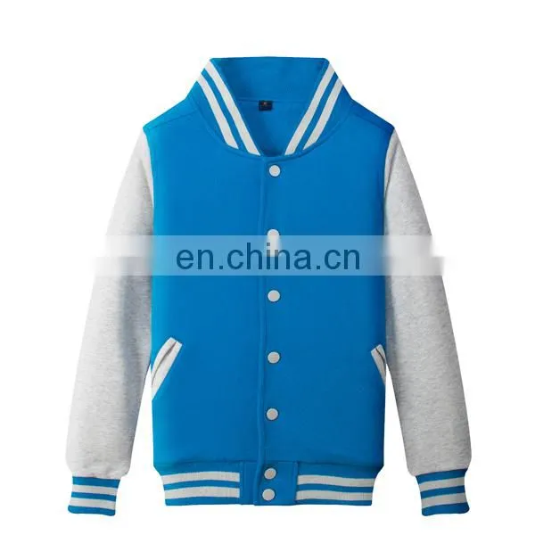 Custom Wholesale Unisex Baseball Fleece Jacket