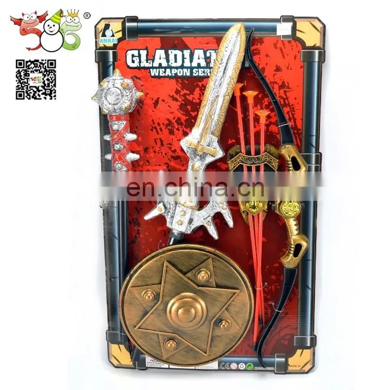 Wholesales Larp pirate weapon double sword with mask