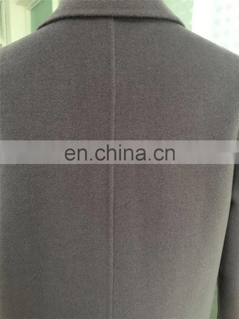 Fashion European Women's Coat 100% Wool Comfortable Cashmere Wool Coat
