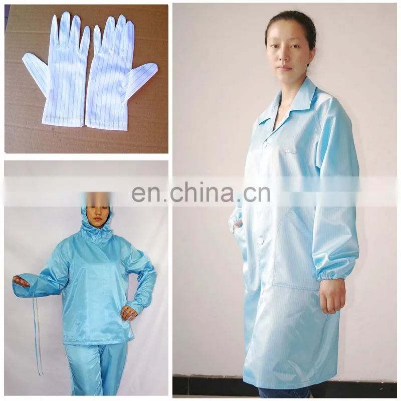 antistatic coverall workwear cleanroom clothing