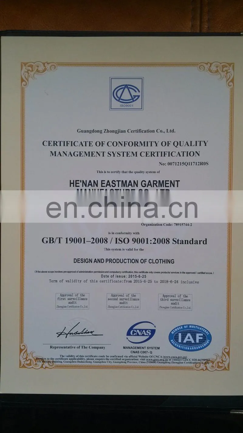 new desigh mens 100% cotton TUV certificates flame retardant and anti-static work cargo pants passed EN11611 En11612 En1149