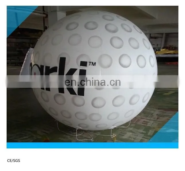 giant inflatable golf ball/ golf shape helium balloon