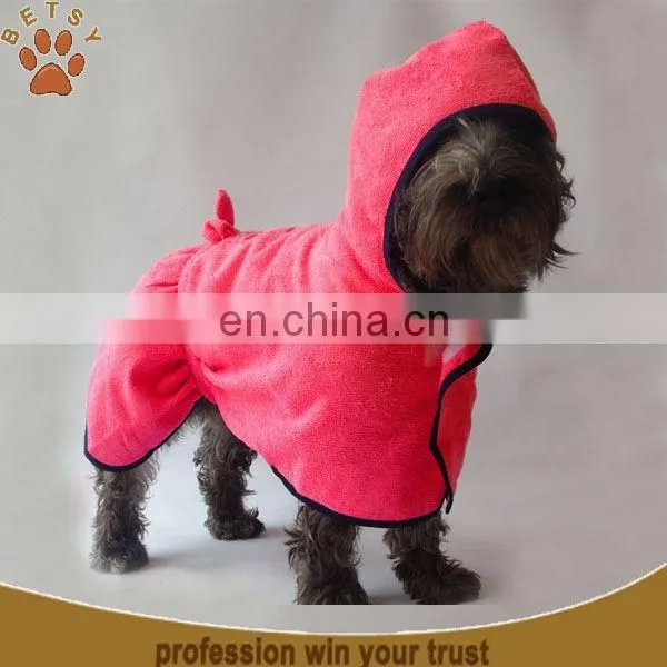 highly absorbent super baby dog hooded towel drying