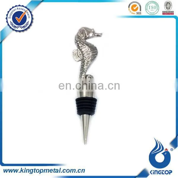 custom silver champagne stopper