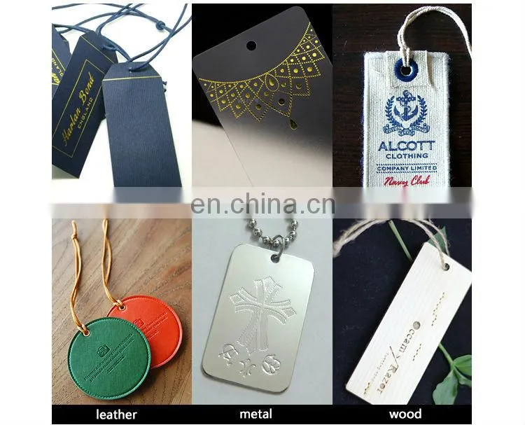 packaging crownwin recycled jeans paper hang tag with logo hang tags