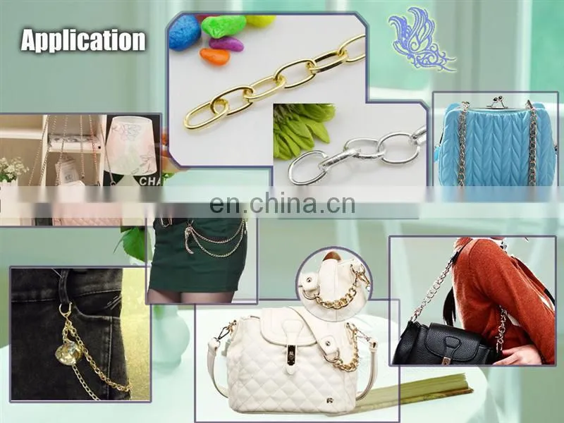 Factory price metal fashion clothes chains
