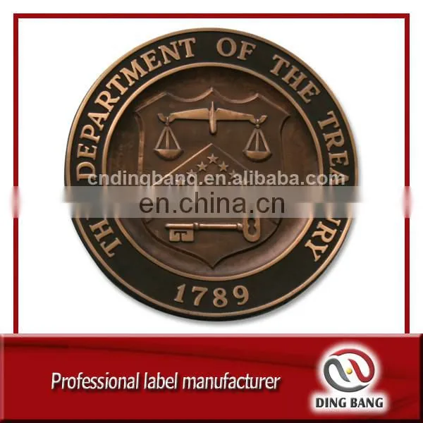 Top Quality Metal Crafts Alloy Casted And Soft Enamel Type Security Souvenir Custom Metal Unique Coin