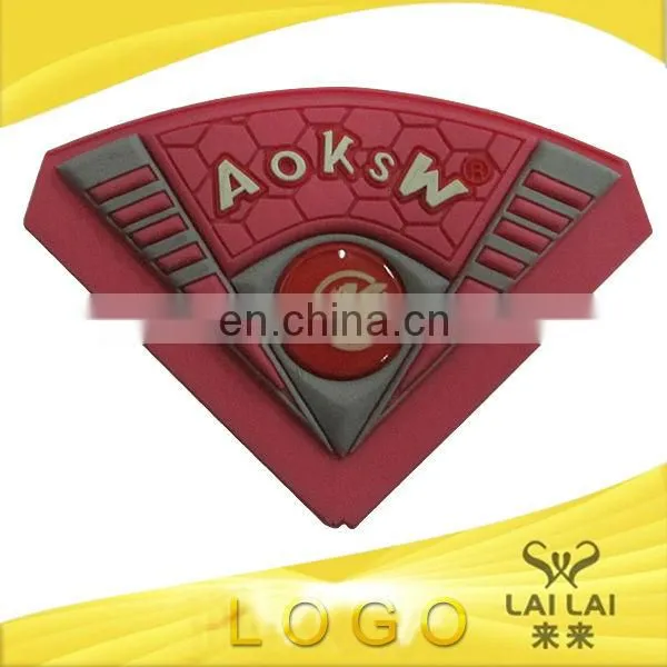 Custom OEM design 3d silicone patches and hangtag